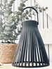Lantaarn met zonnecellen - BLACK SOLAR