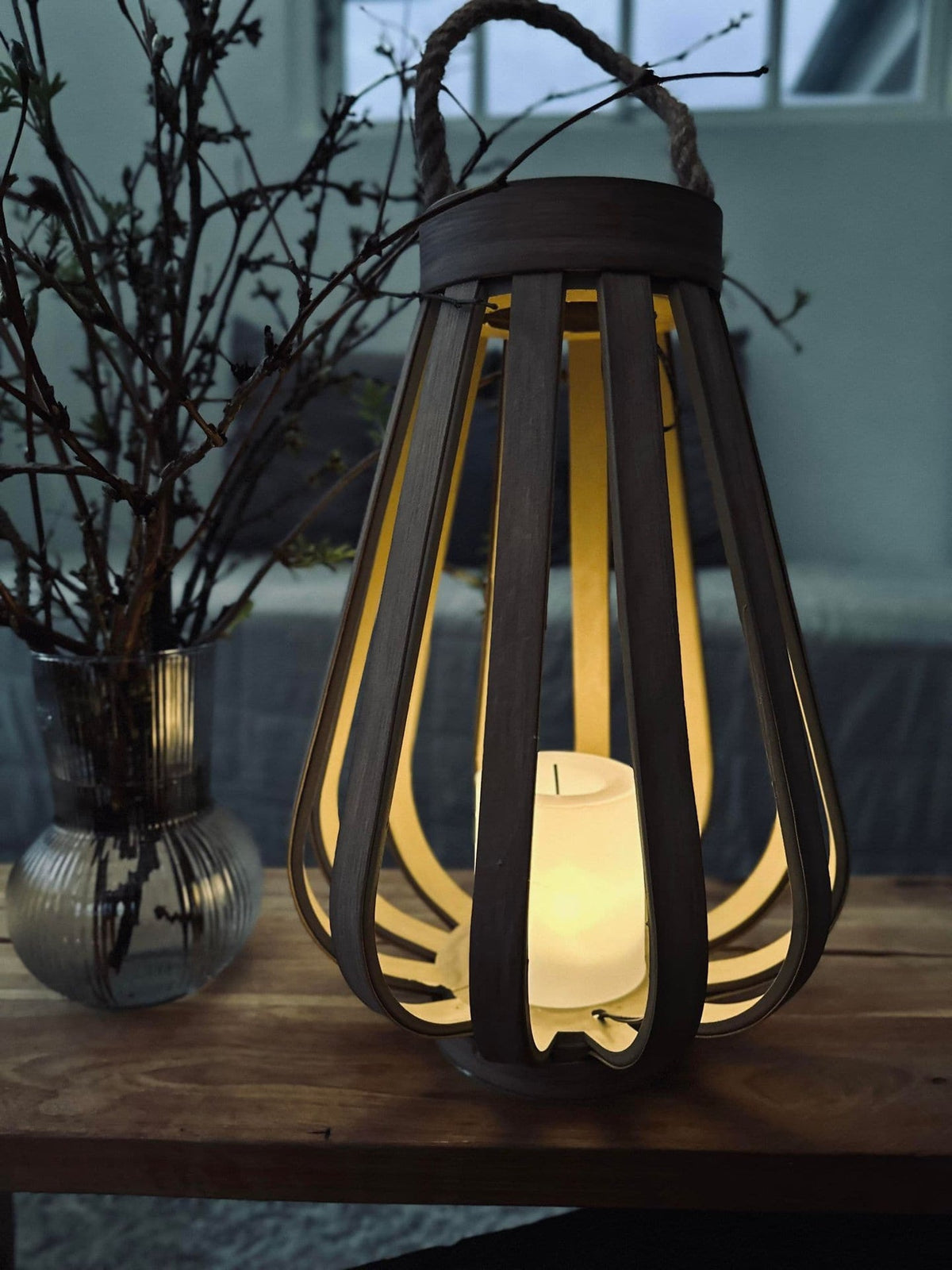 Lanterne med solceller – Nature 34cm - VIAMAJA.DK