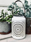 Lanterne med solceller - White metal - VIAMAJA.DK