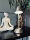 LED bordlampe Silver - genopladelig - VIAMAJA.DK