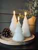 LED Kerstboom 3 stuks m.afstandsbediening Wit