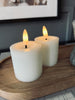 LED Mini blokkaars H 5 cm - Set van 2 stuks m. timerfunctie