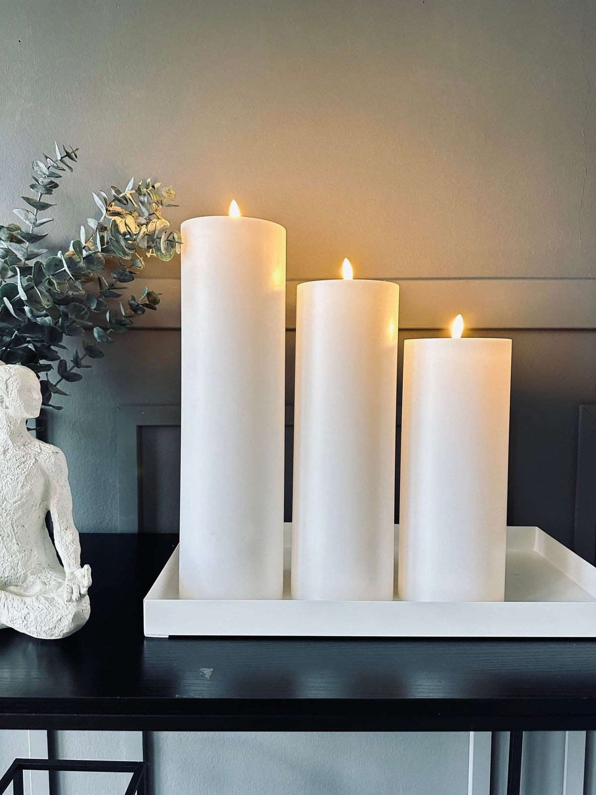 LED Udendørs XL Bloklys 35cm - VIAMAJA.DK