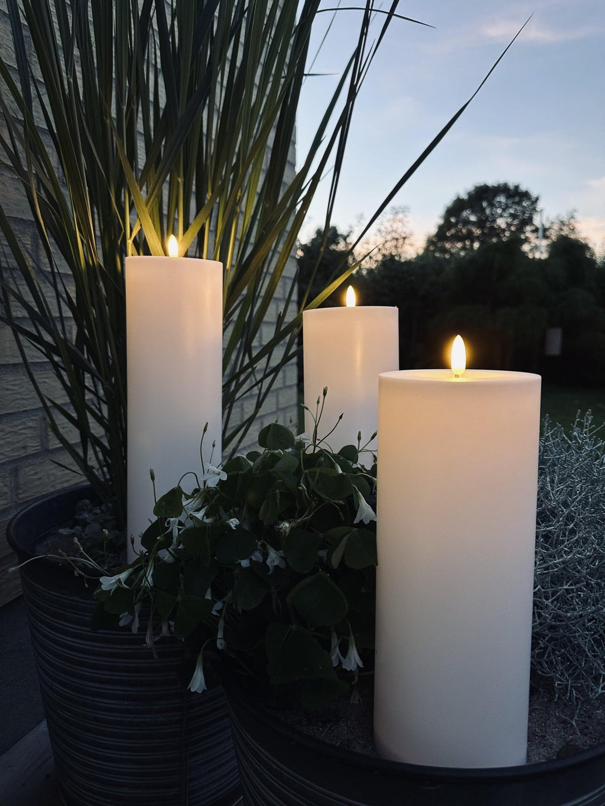 LED Udendørs XL Bloklys 35cm - VIAMAJA.DK