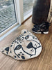 LEOPARD HOOFD IN WOL - 50X50