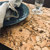 Kleine bruine kurk onderlegger / placemat