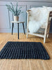 Luxe mat in black jute – 50x80cm