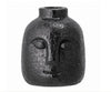 Kandelaar in steengoed - BLACK FACE