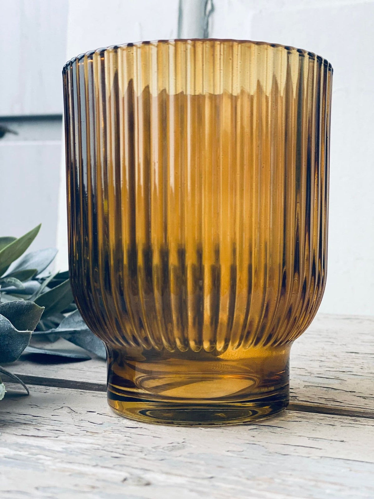 Lysestage til fyrfadslys - Amber 13 cm - VIAMAJA.DK