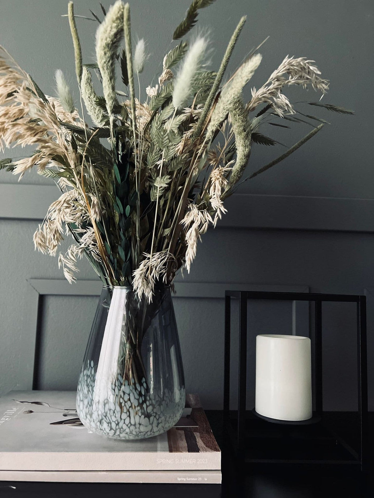 Lysestage / Vase - GLAS ART - VIAMAJA.DK