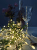 Lichtsnoer silver draad met 80 LED licht