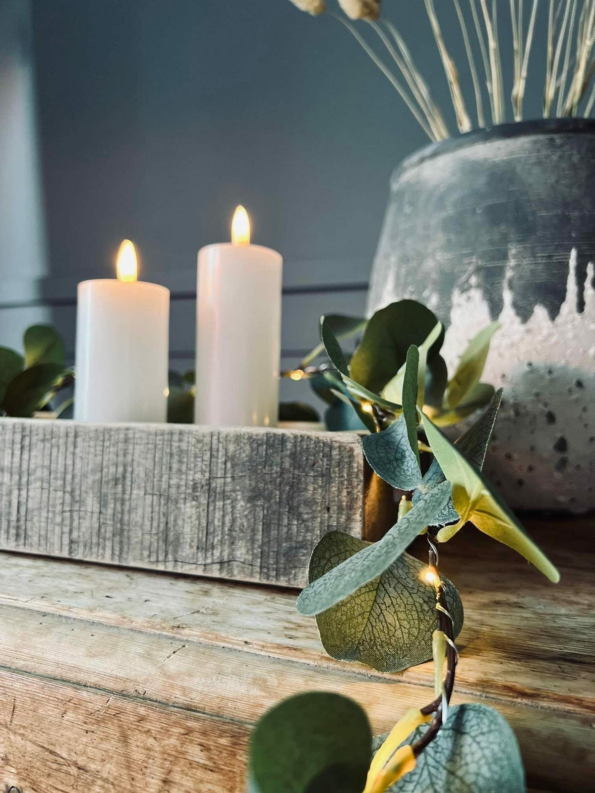 Lichtslinger met eucalyptus - VIAMAJA.DK