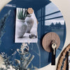 Magnetisch glasbord Blauw – 35 cm