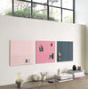 Magnetisch glazen bord – Roze 45×45