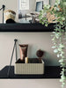 Make-up organizer met vakverdeling – Taupe