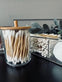 Makeup organizer i akryl og bambus - VIAMAJA.DK