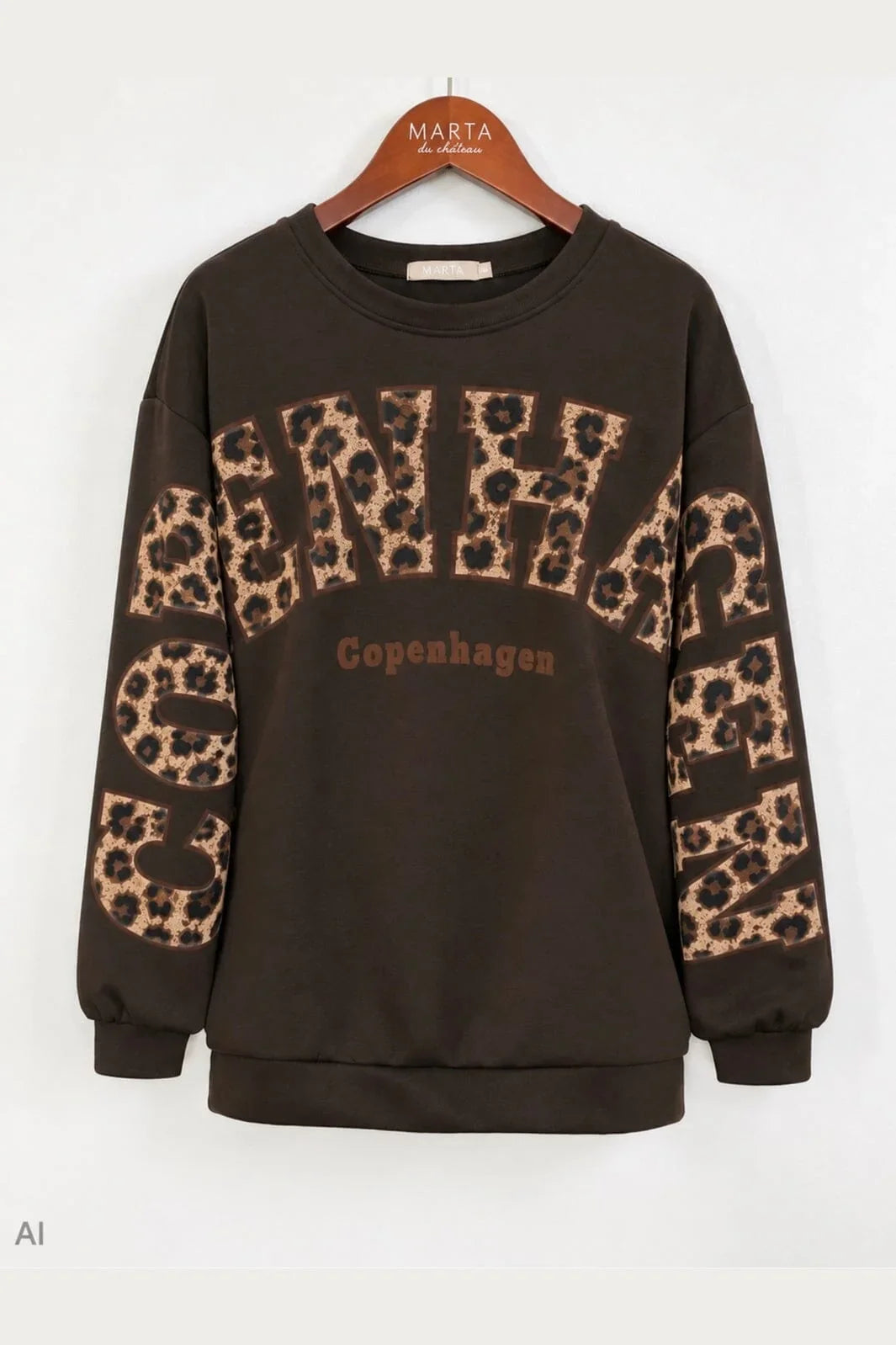 Blouse Sevilla - Brown/Leo