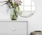 Messing knop - Rund // 2stk - VIAMAJA.DK