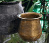 Messing beker voor opberging - Mooie patina