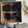 Mixdoos met punaises, clips enz. - Zwart