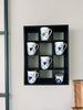Mugshelf met 12 vakken