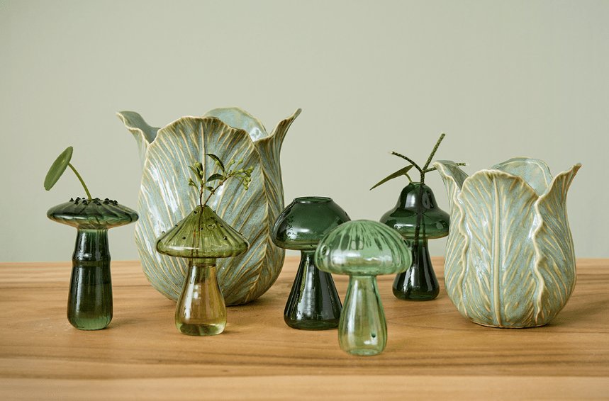 Mushroom glas – color mix - VIAMAJA.DK
