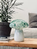 MUSHROOM Lamp m. LED – Groen mondgeblazen glas