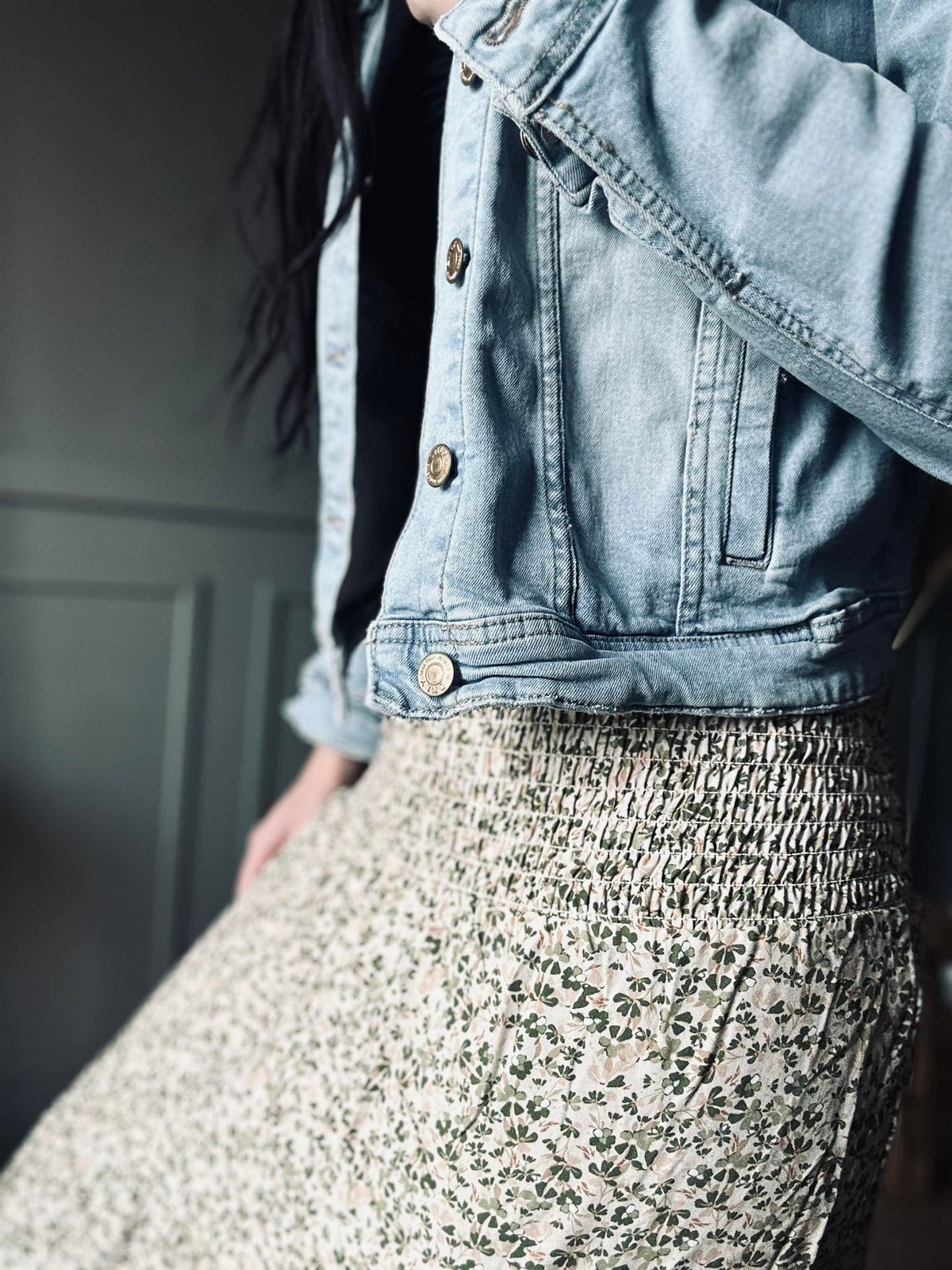 Nederdel Boho Green - VIAMAJA.DK