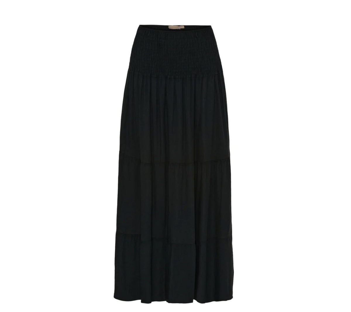 Nederdel med smock - Black - VIAMAJA.DK