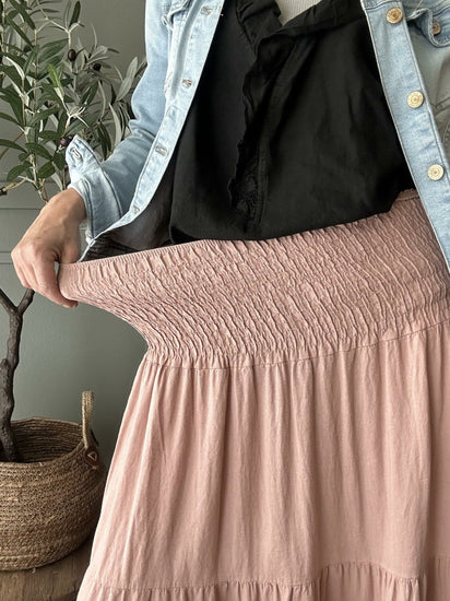 Nederdel – Rosa Blush - VIAMAJA.DK