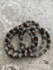 Nepal-armband - Blauw / Gouden mix