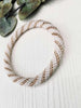 Nepal armband – Wit met streep