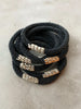 Nepal armband – Zwart / Zilver