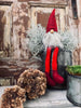 Kabouter met lange benen -  Kerstrood vilt 32cm
