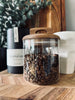 Voorraadpot met houten deksel 500 ml