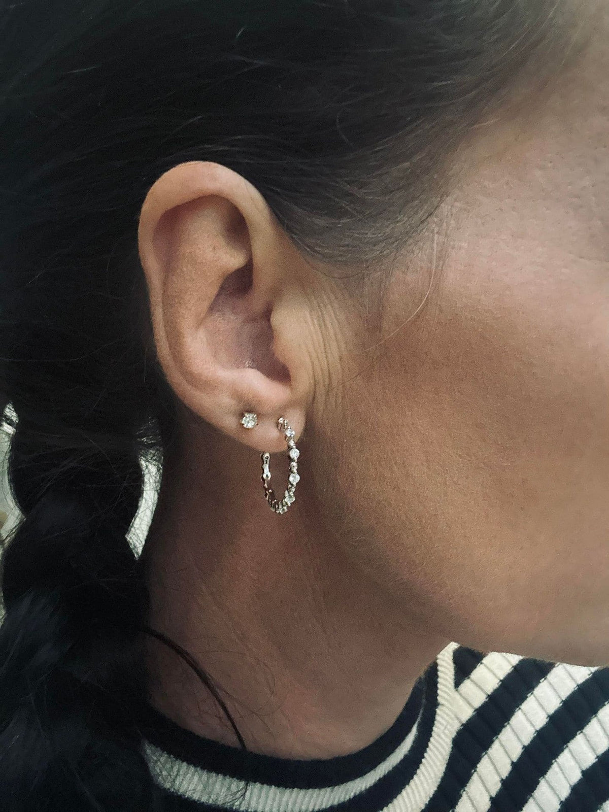 Øreringe Celine Silver 18K forgyldt - VIAMAJA.DK
