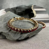 Oorbellen Smilla Hoops - Donkerrood