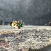 Oorstek Single GIA Emerald 18K verguld - 1 stuks
