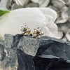 Oorknopjes Bella verguld sterling zilver