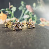 Oorknopjes Vanessa verguld sterling zilver