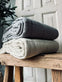 Plaid STONE-WASHED Quilt – Nature - VIAMAJA.DK