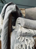 Plaid geweven met kurk – Nature grey mix