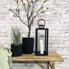 Pot van zwart beton NORDIC – Grote pot