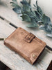 Portemonnee van heerlijk zacht leer - Walnut