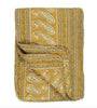 Quilt geel paisley en bloemenstrepen - Boheme