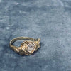 Ring 14 karaat verguld met Preciosa-kristal