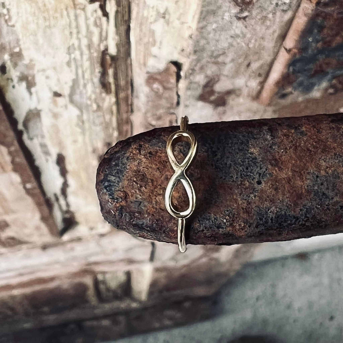 Ring m. Evighedstegn - Guldbelagt - VIAMAJA.DK