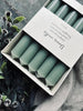 Rustieke kaarsen 10 stuks – Groen