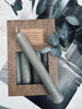 Rustieke kaarsen 10 stuks taupe