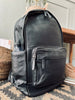 Rugzak Black leather
